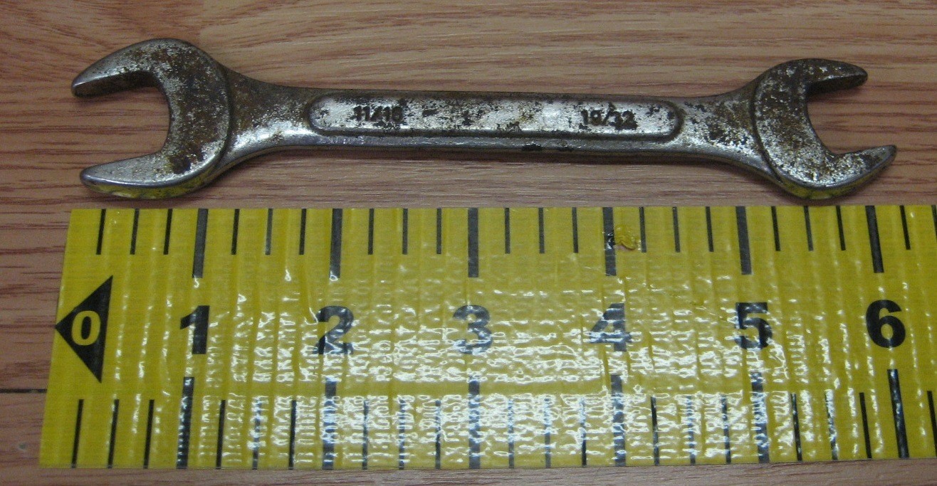 Unbranded/Generic 11/16 X 19/32 Drop Forged Double Open End Wrench **TAIWAN**