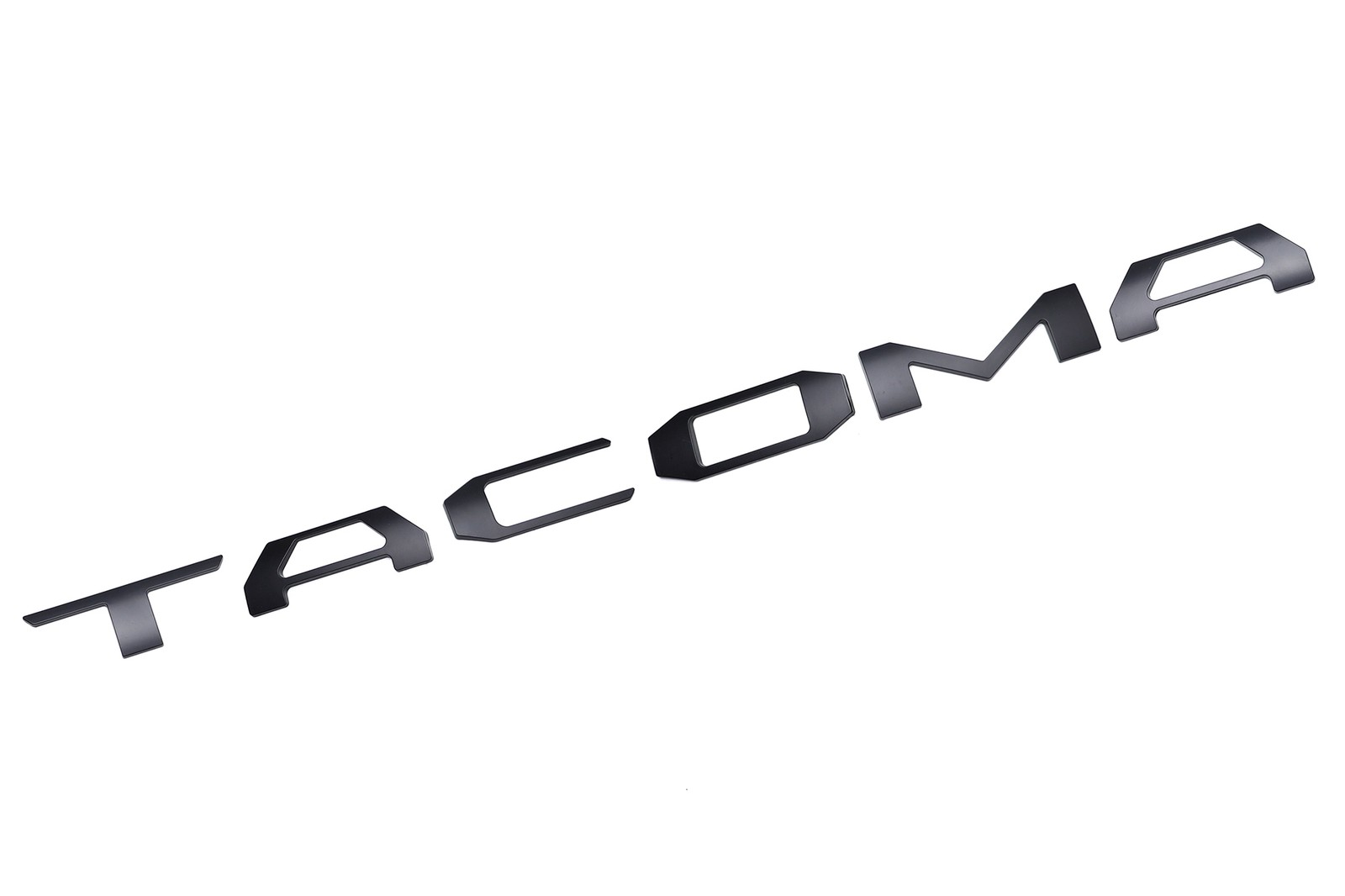 Matte Black Finish 3D Raised Tailgate Letter Pieces For 2024-up Toyota Tacoma