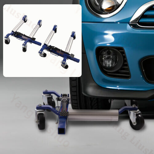2Pcs Car Moving Dolly Auto Wheel Tire Lift Dolly Vehicle Repair Mover 1300LBS US