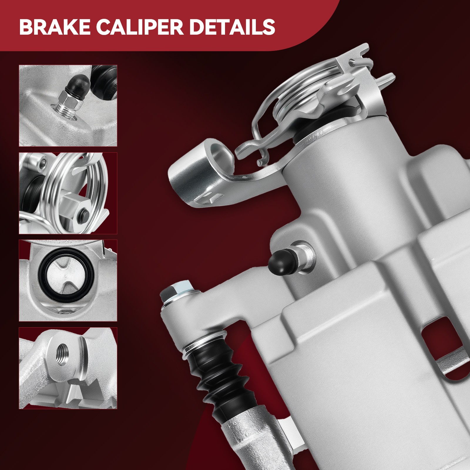 2x Front Right Caliper & Front Left Caliper Fits 2012-2014 Subaru Impreza 2L