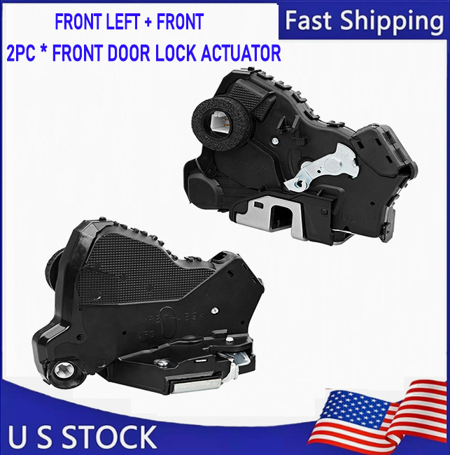 Pair of Power Door Lock Actuators Door Latch Front Left + Front Right For Toyota