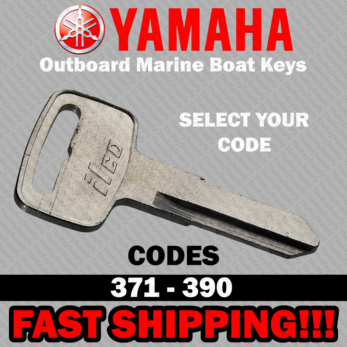 Yamaha Outboard Marine Boat Key Cut to Your Code 371 – 390