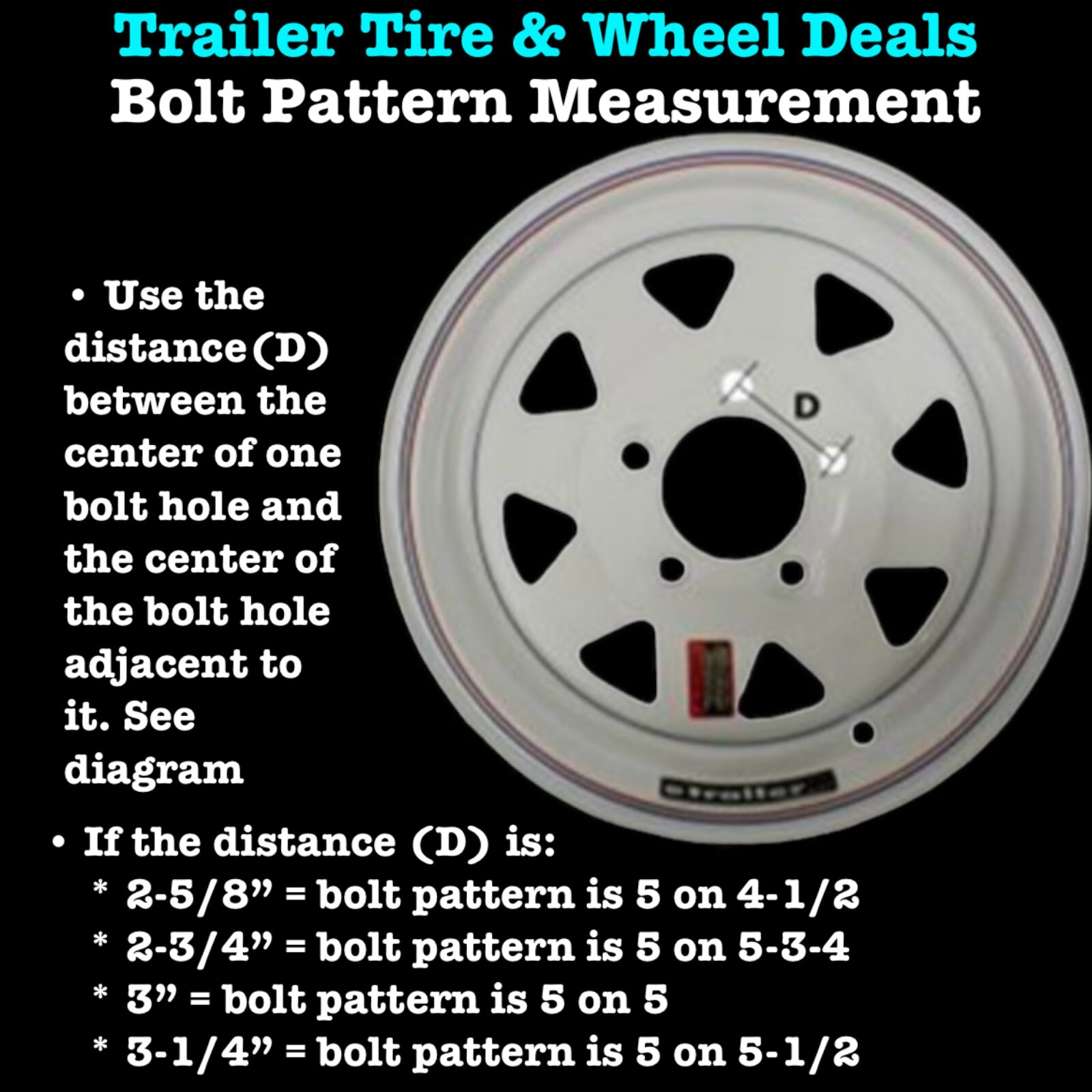 ST205/75R15 Radial Trailer Tire LRC 6 Ply on 5 Lug White Spoke Wheel 5×5.5″