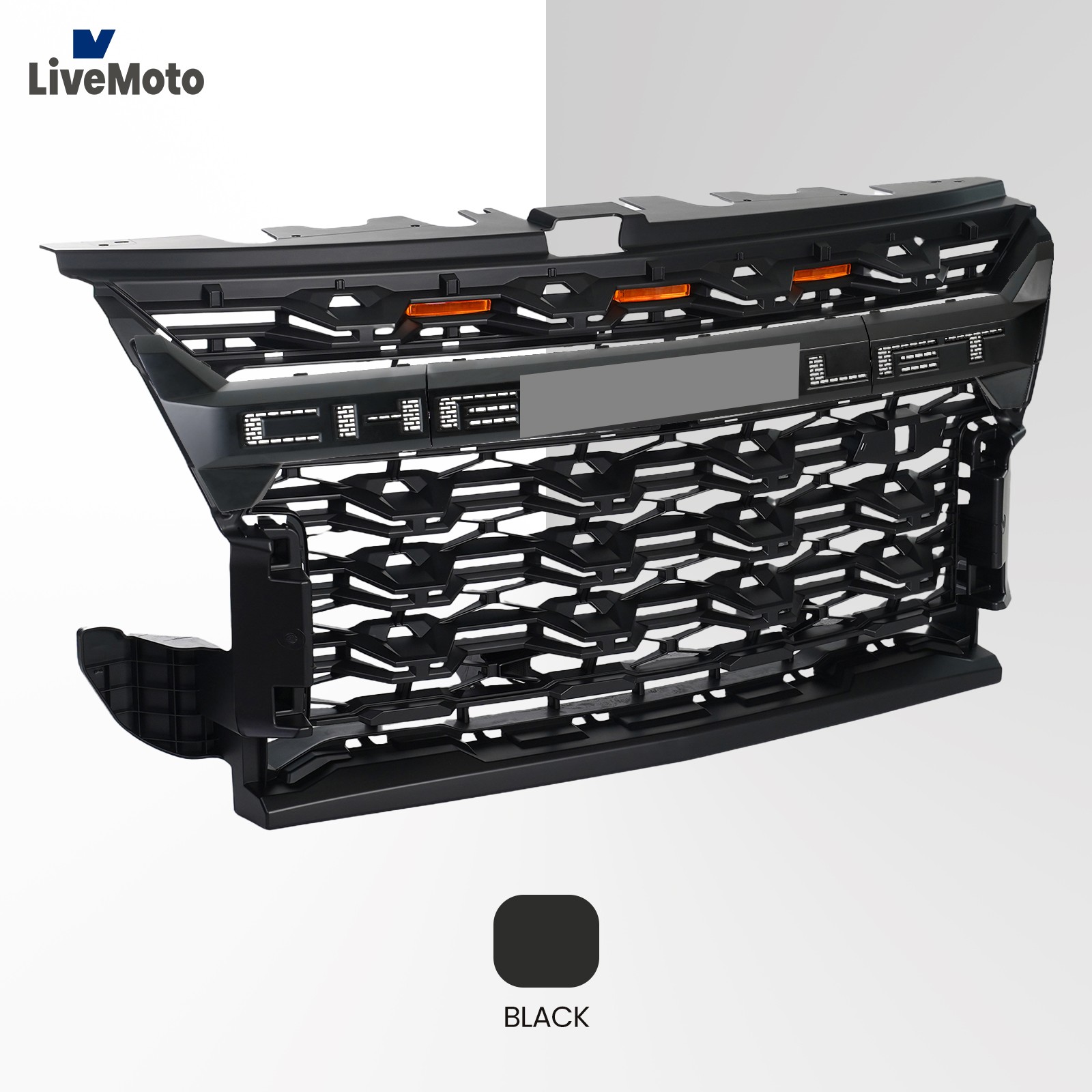 Front Bumper Grille Assembly For 2017-2022 Chevrolet Colorado ZR2 Wiring Harness