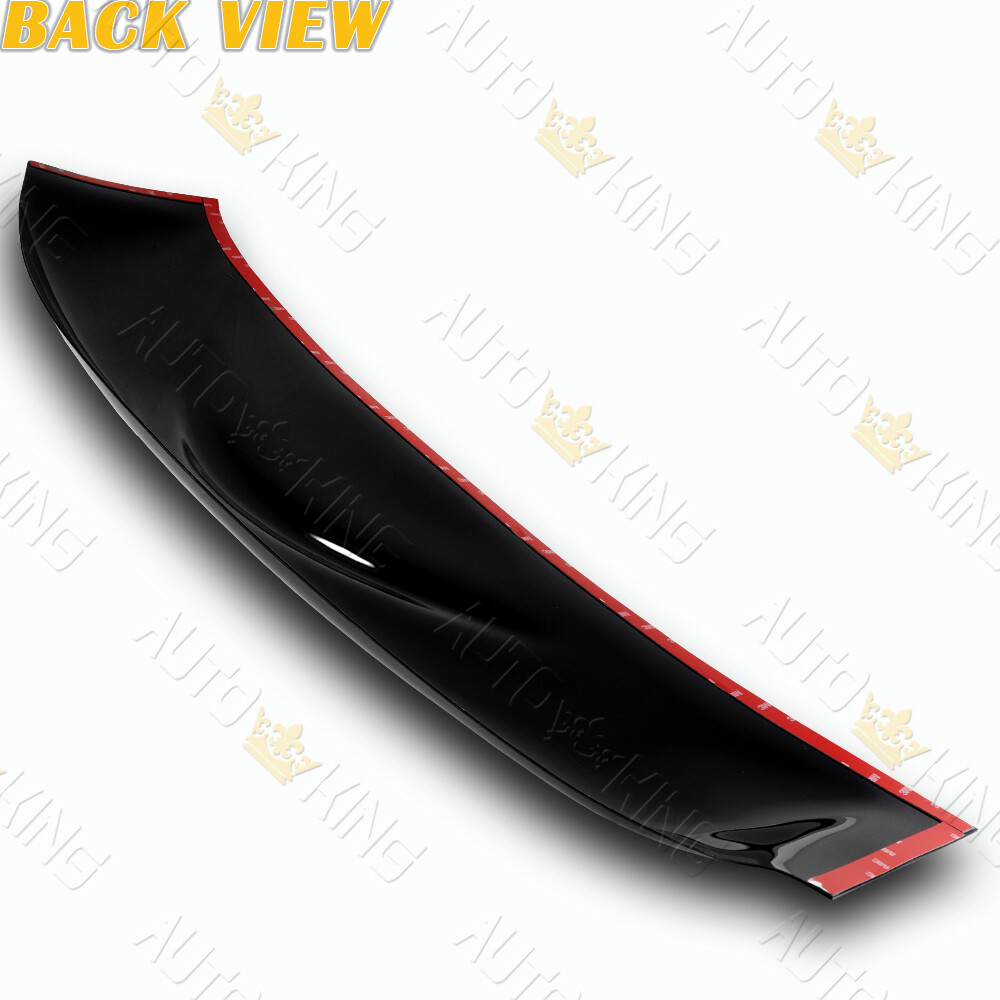 BLACK ABS PLASTIC REAR WINDOW ROOF VISOR SPOILER WING FIT 01-05 HONDA CIVIC 4-DR