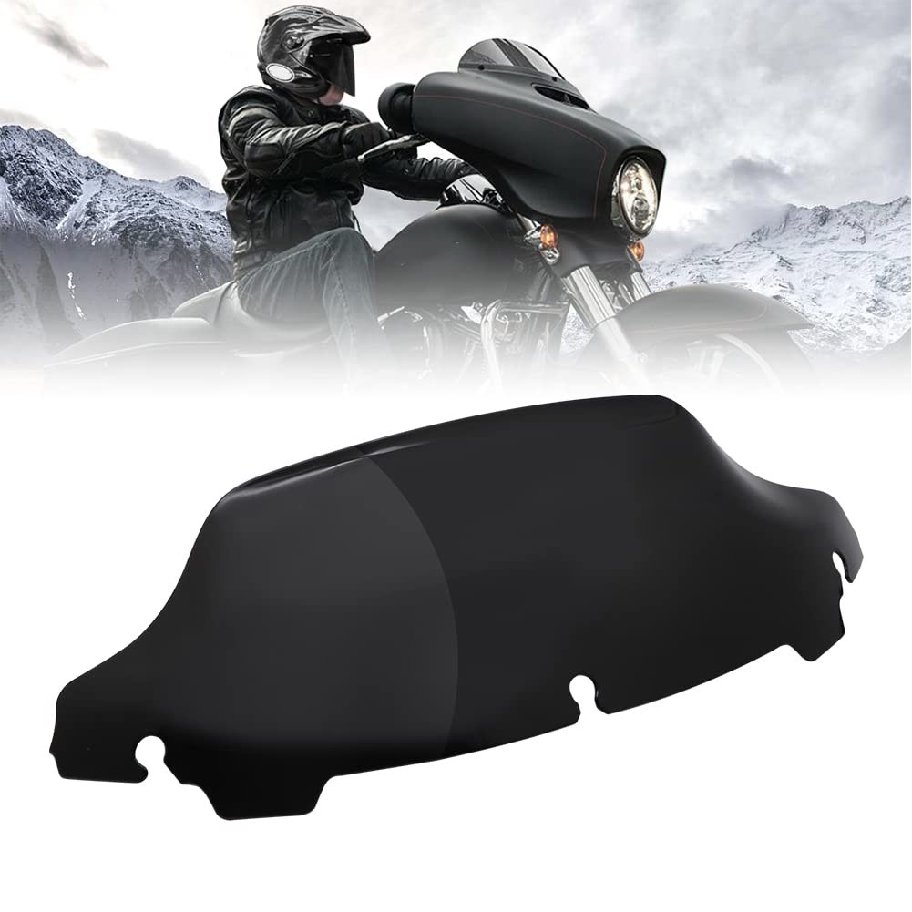 AUTOVIC 7″ Black Wave Windscreen Windshield For Windshield,