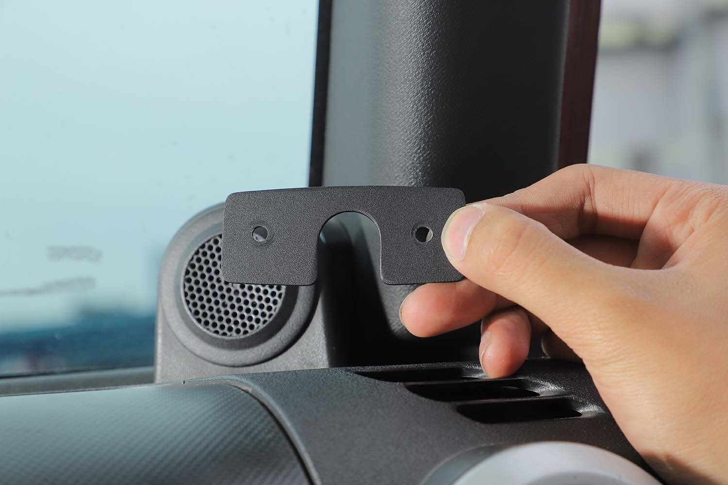 Metal Sun Visor Repair Mounting Kit Clips For Jeep Wrangler JK 07-17 Accessories