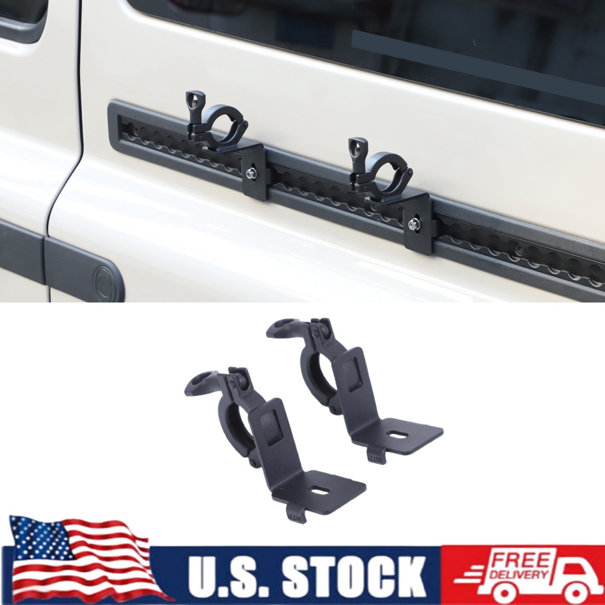 Carbon Steel Car Side Expansion Slot Engineer Shovel Bracket For Ineos Grenadier