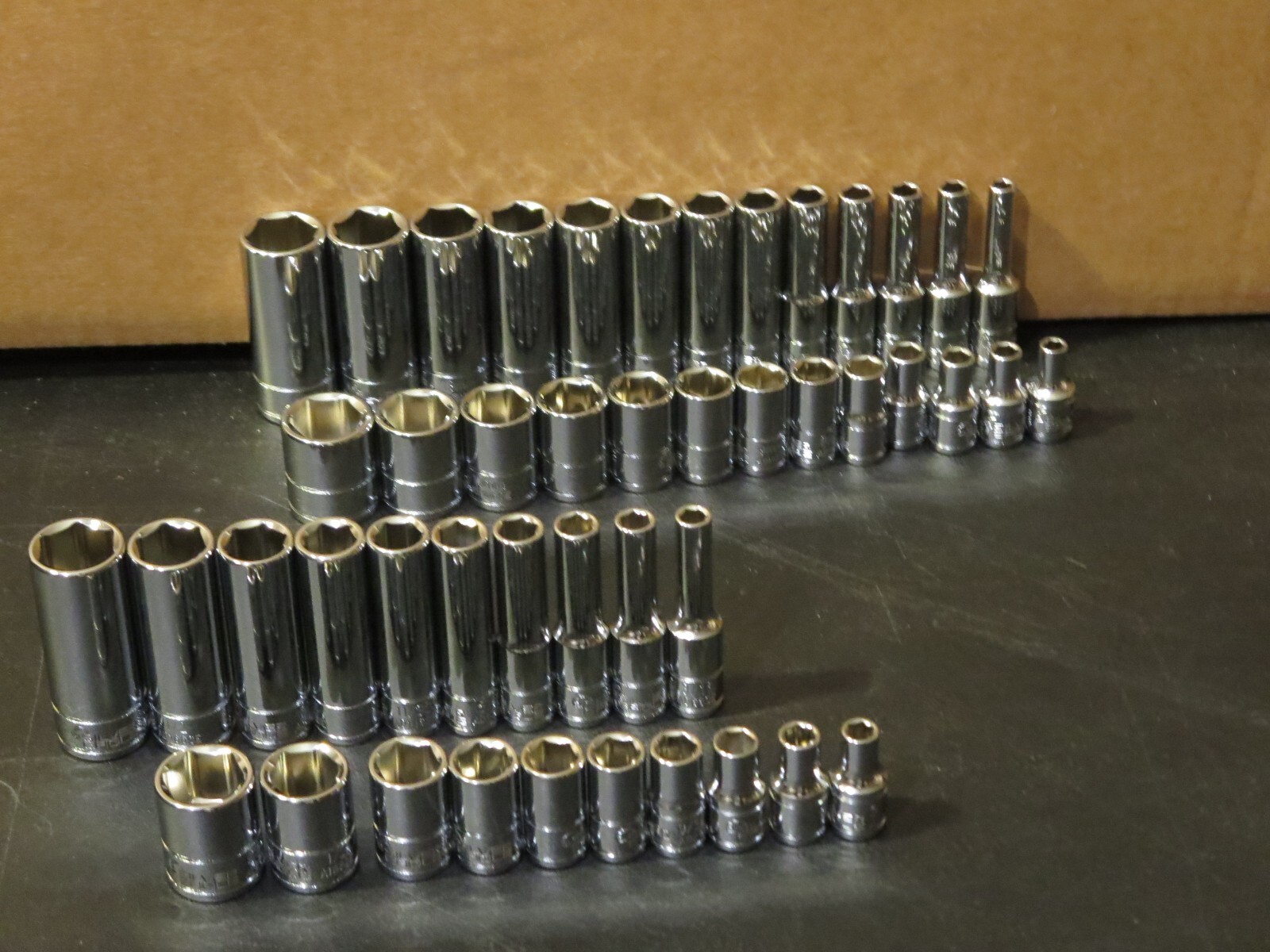 MATCO SILVER EAGLE 1/4″ DRIVE 20-PC SAE and 26-pc metric 6 point SOCKETS New