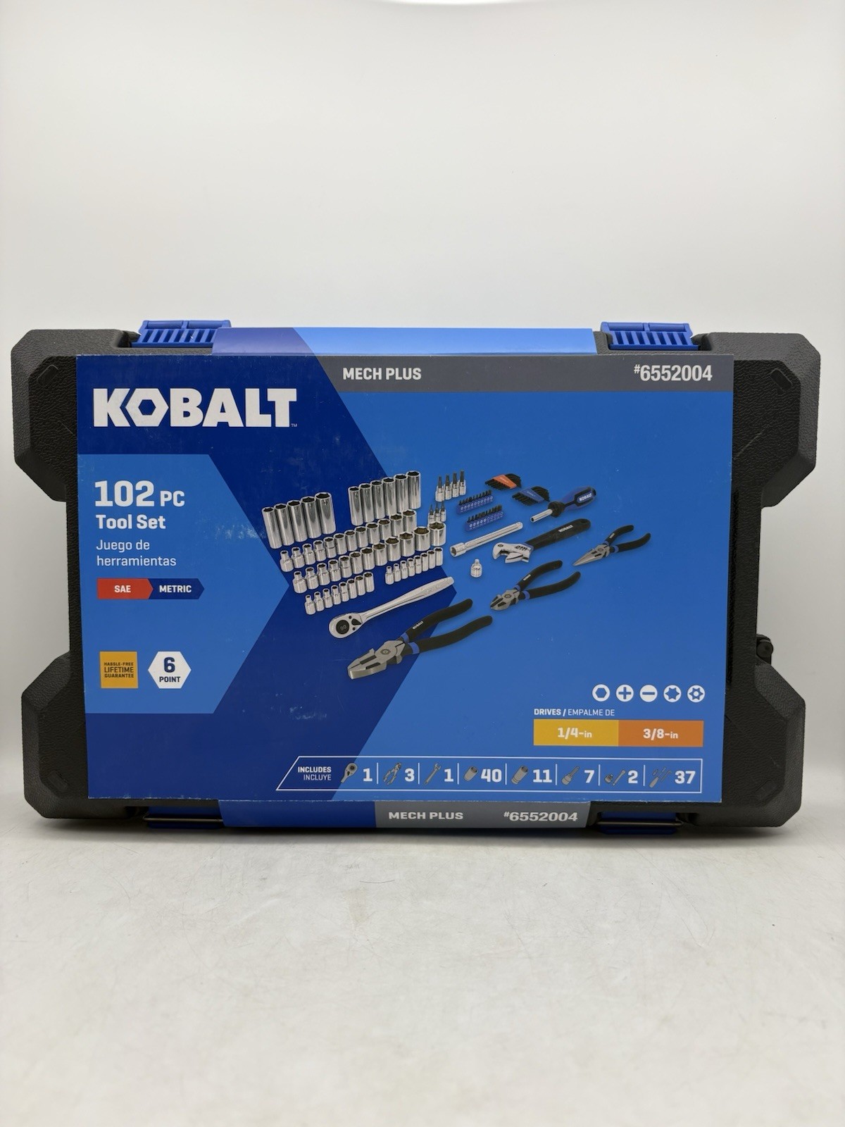 Kobalt 102pc Mechanic Tool Set With Hard Case