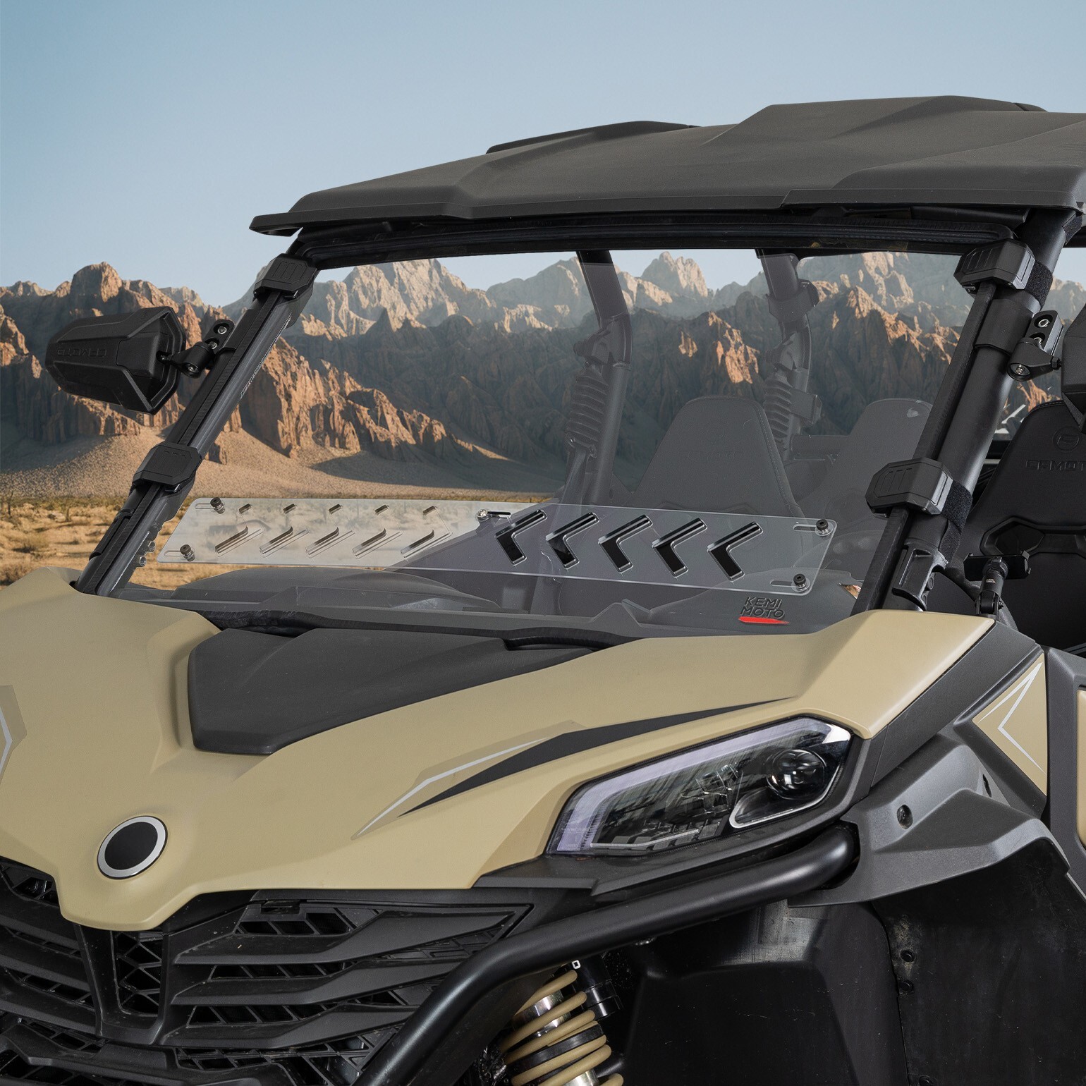 Vented Front Windshield w/ Sliding Window for 2023-2025 CFMOTO ZForce 950 / 800