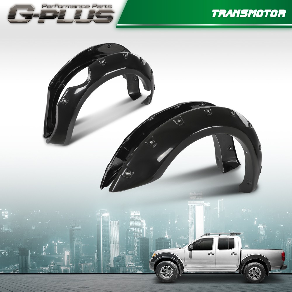 Fender Flares Pocket Rivet Style Smooth Fit For Nissan Frontier 06-20 5′ Bed