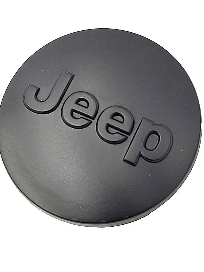 OEM Jeep 2.5″ Matte Black Center Cap – Minor Mark- 1LB77TRMAC/1LB77RXFAC