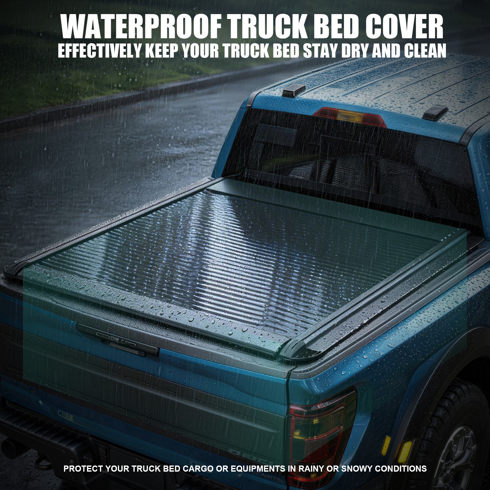 5.5FT Hard Tonneau Cover For 2009-2025 Ford F-150 F150 Truck Bed Aluminum Alloy