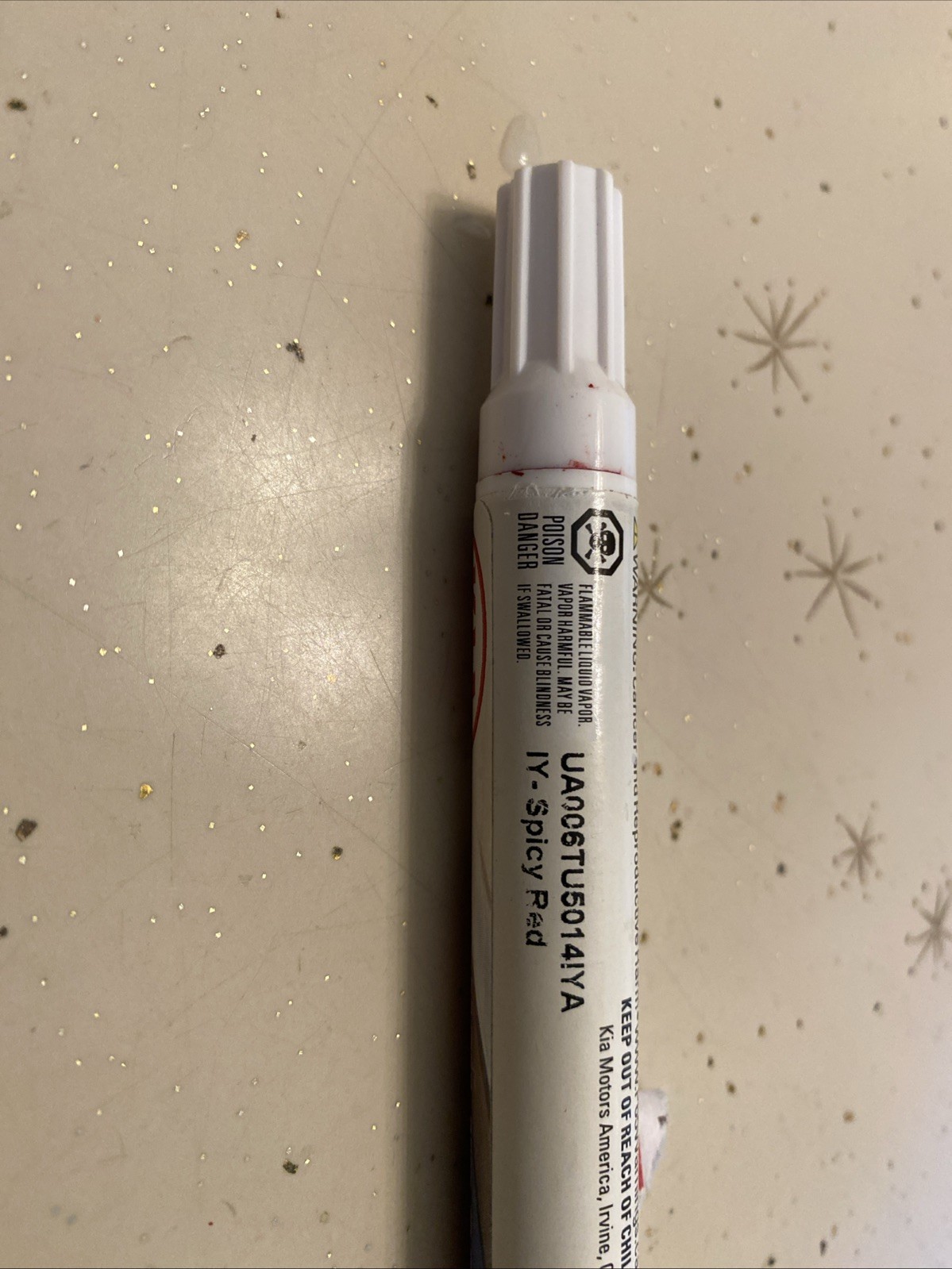 Kia Spicy Red Touch Up Paint With Clearcoat