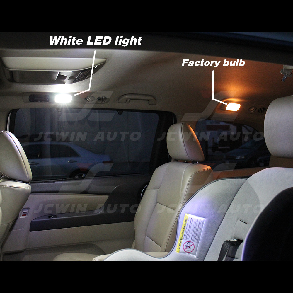 10x 6000K White 31mm Festoon 12-LED Light Bulbs for Interior Dome