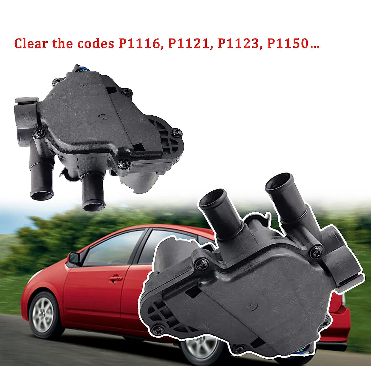 Heater Coolant Control Valve for 2004-2009 Toyota Prius 1.5L L4 16670-21010 New
