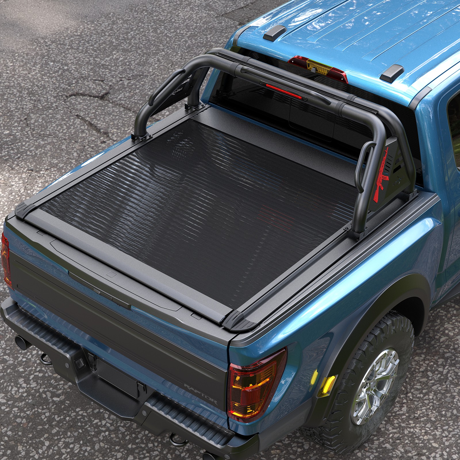 5.5FT Hard Tonneau Cover For 2009-2025 Ford F-150 F150 Truck Bed Aluminum Alloy