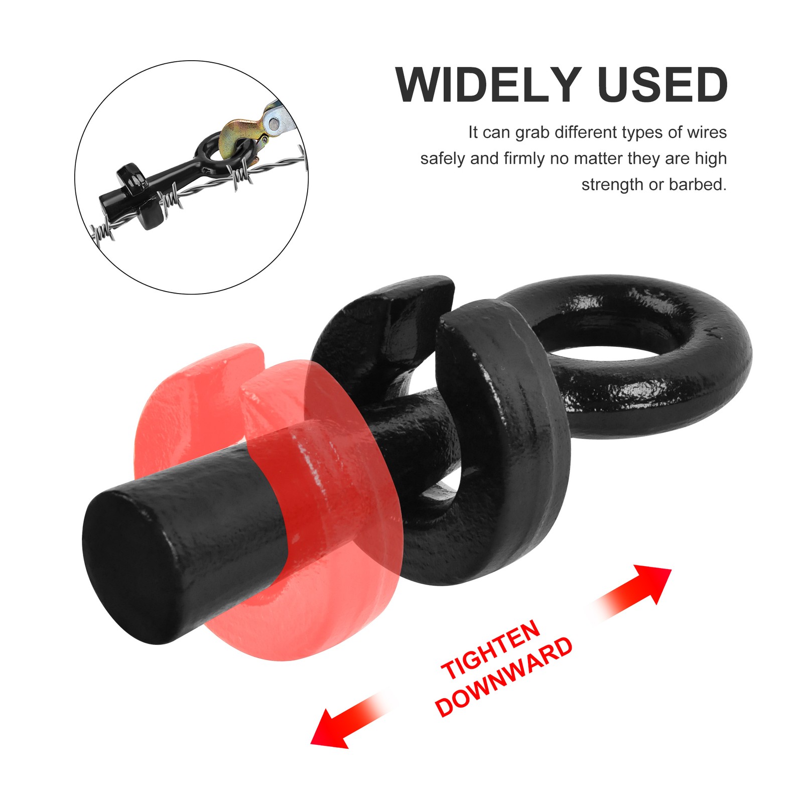 Barbed Wire Puller 2PCS – Fence Stretcher Tool for Tightening Repair Tool Set