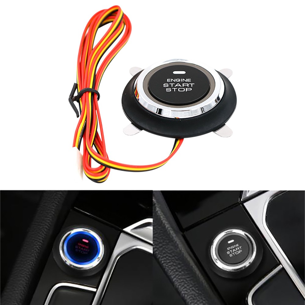 Car one-button start 12V Auto Replacement Car Engine Start Stop Push Button