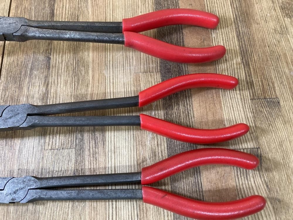 Snap On Long-Nose Pliers 3-Piece490BCP, 411BCP, and 911BCP