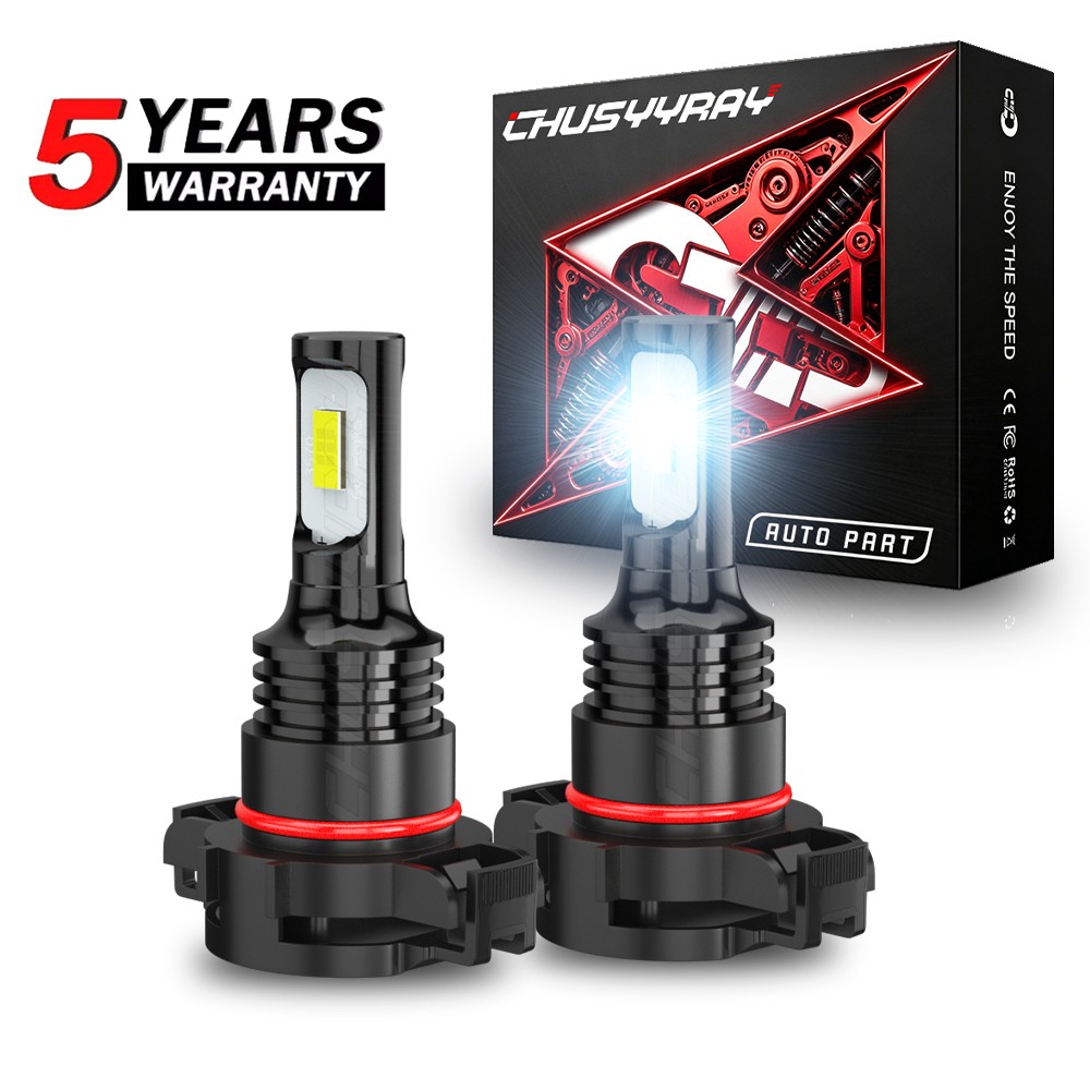 White 5202 High Power LED Fog Light Daytime Running Light Bulbs for Jeep Compass