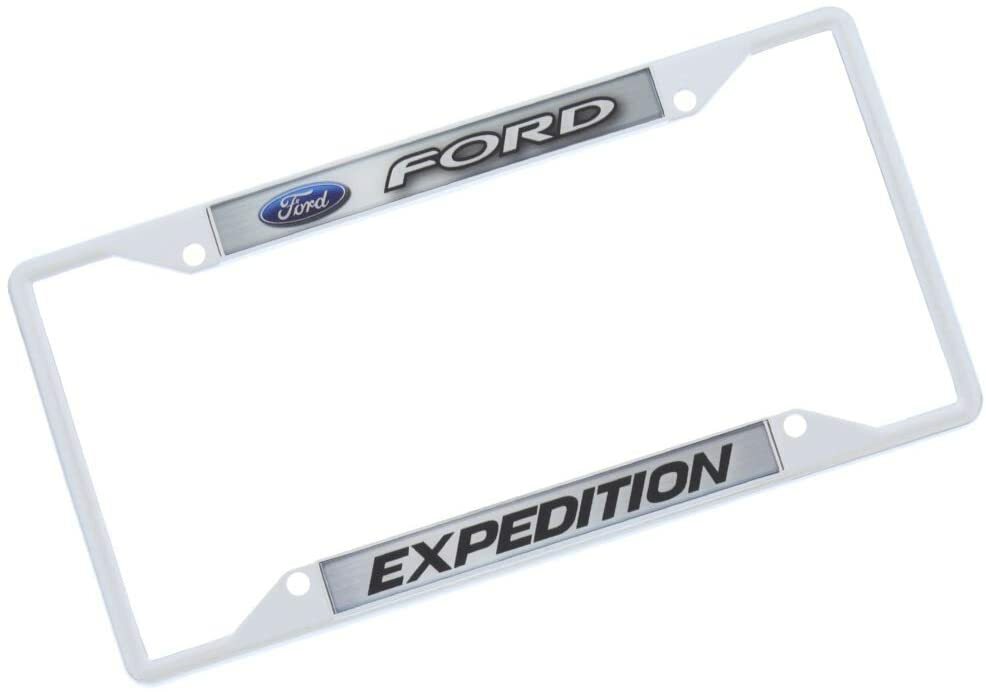 Eurosport Daytona Ford Expedition Metal Zinc Stainless Steel License Plate Frame