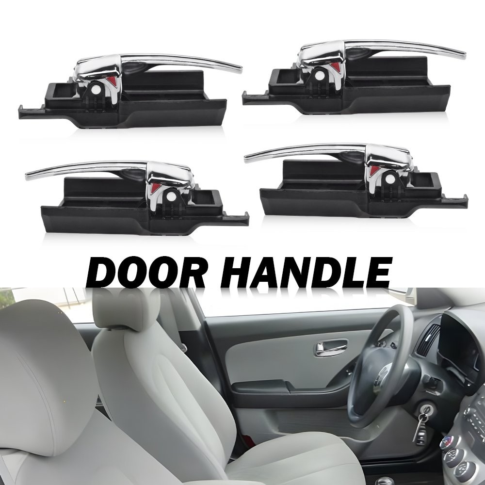 Front Rear Left Right Interior Door Handle Set For Hyundai Elantra 2007-2010