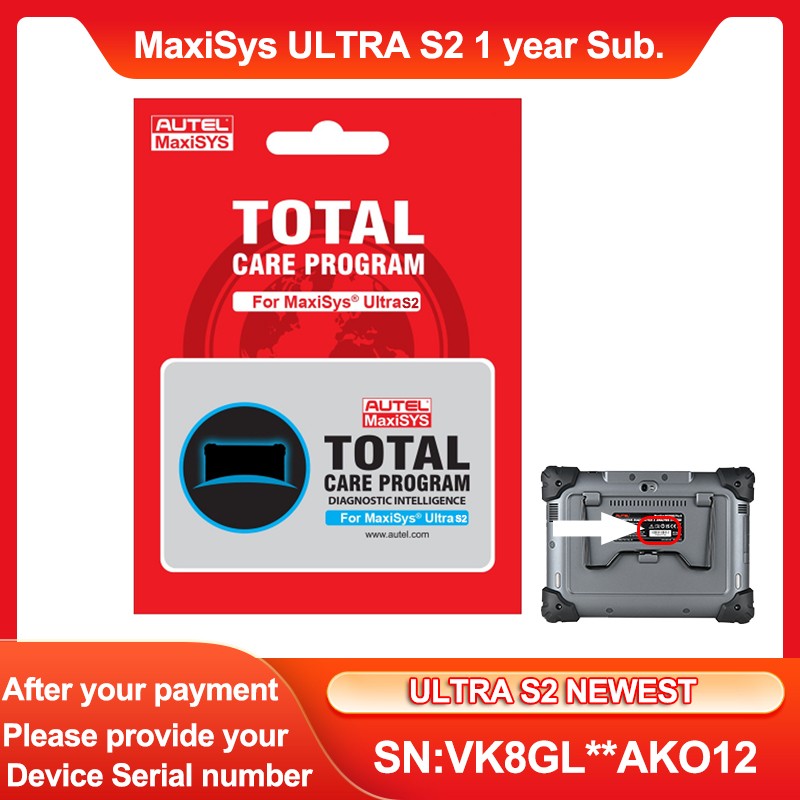 Autel Maxisys ULTRA S2 – One Year Update Service