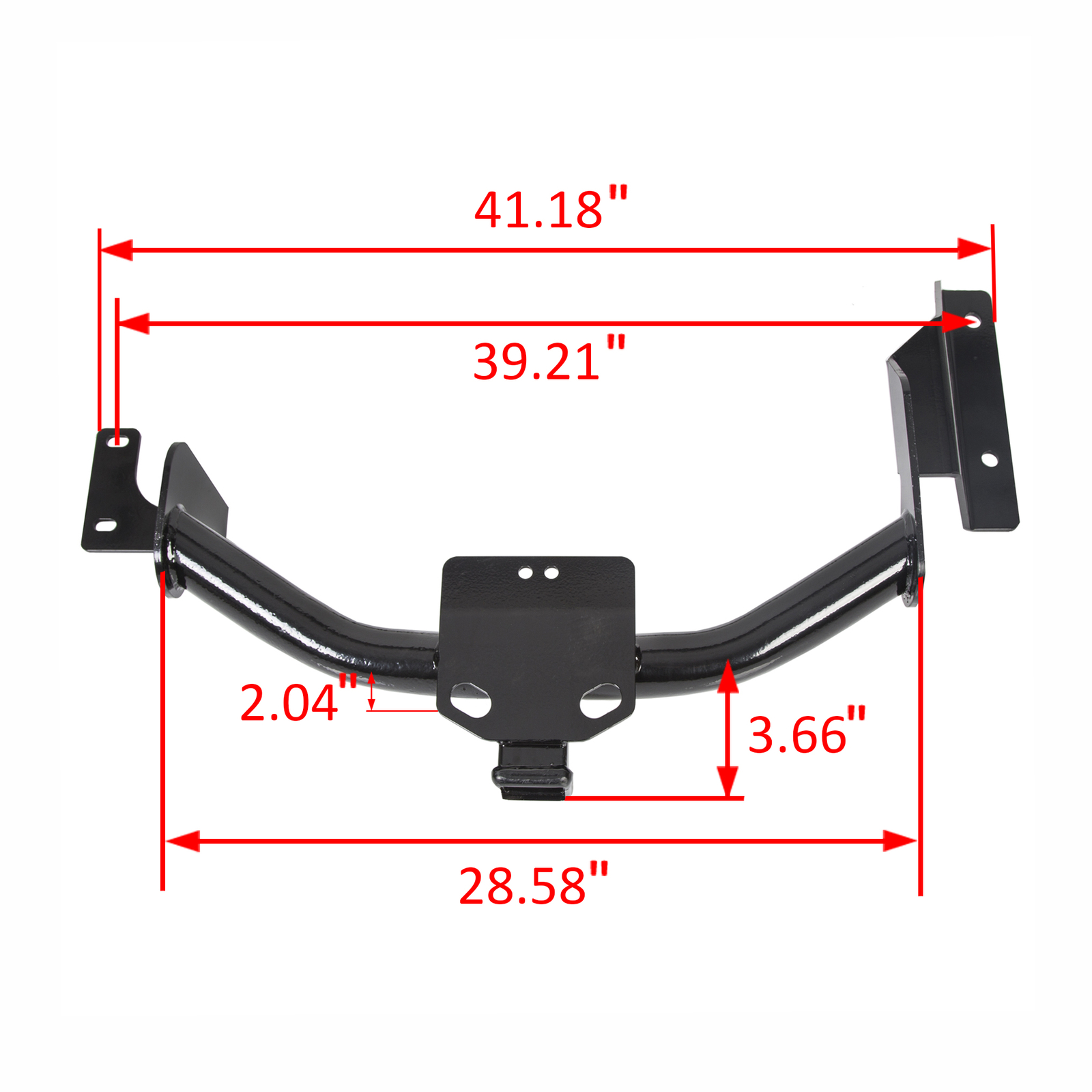 For 2007-2011 Honda CRV CR-V Class 3 Trailer Hitch Receiver Rear Bumper Tow 2″