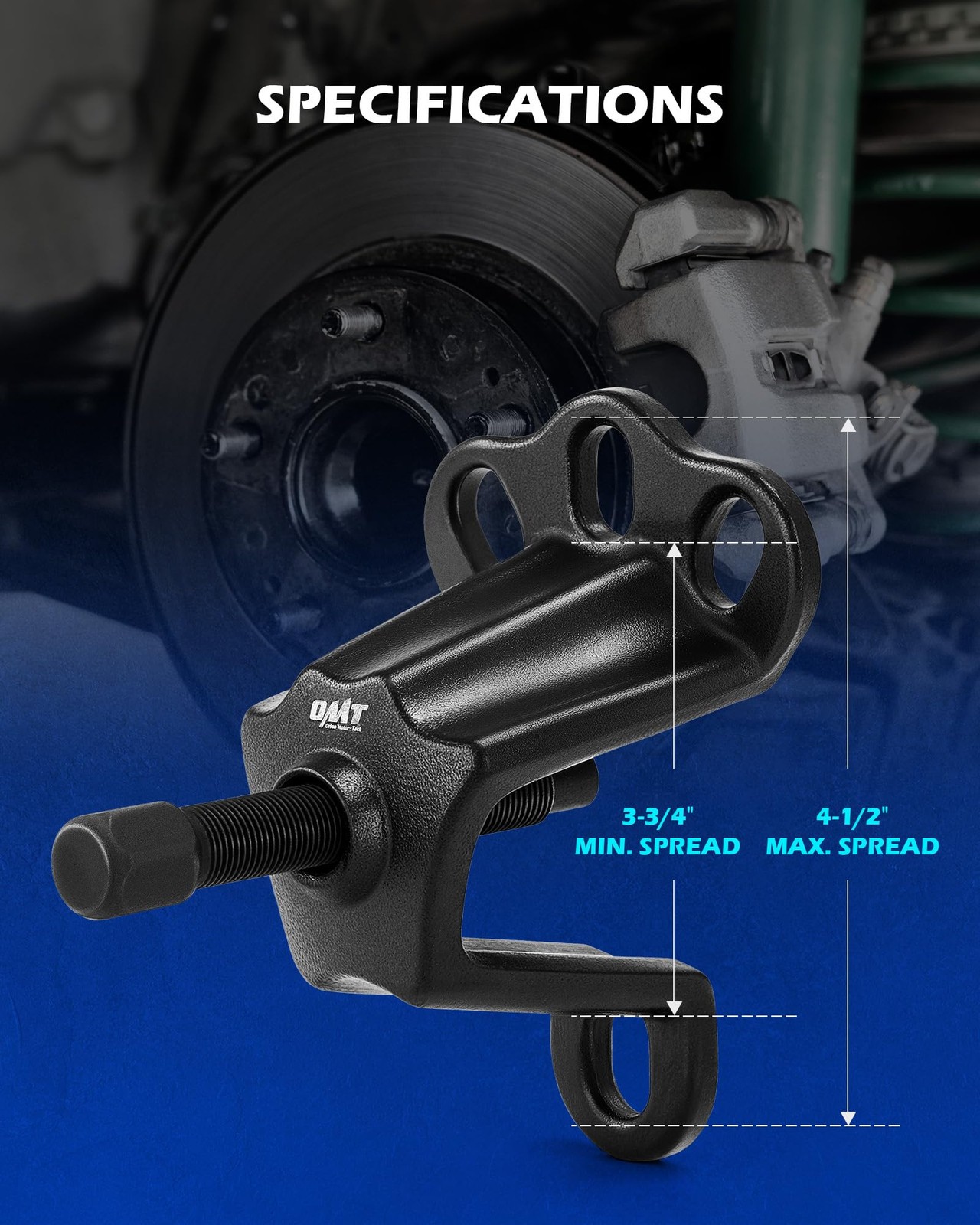 OMT Front Wheel Hub Puller Set