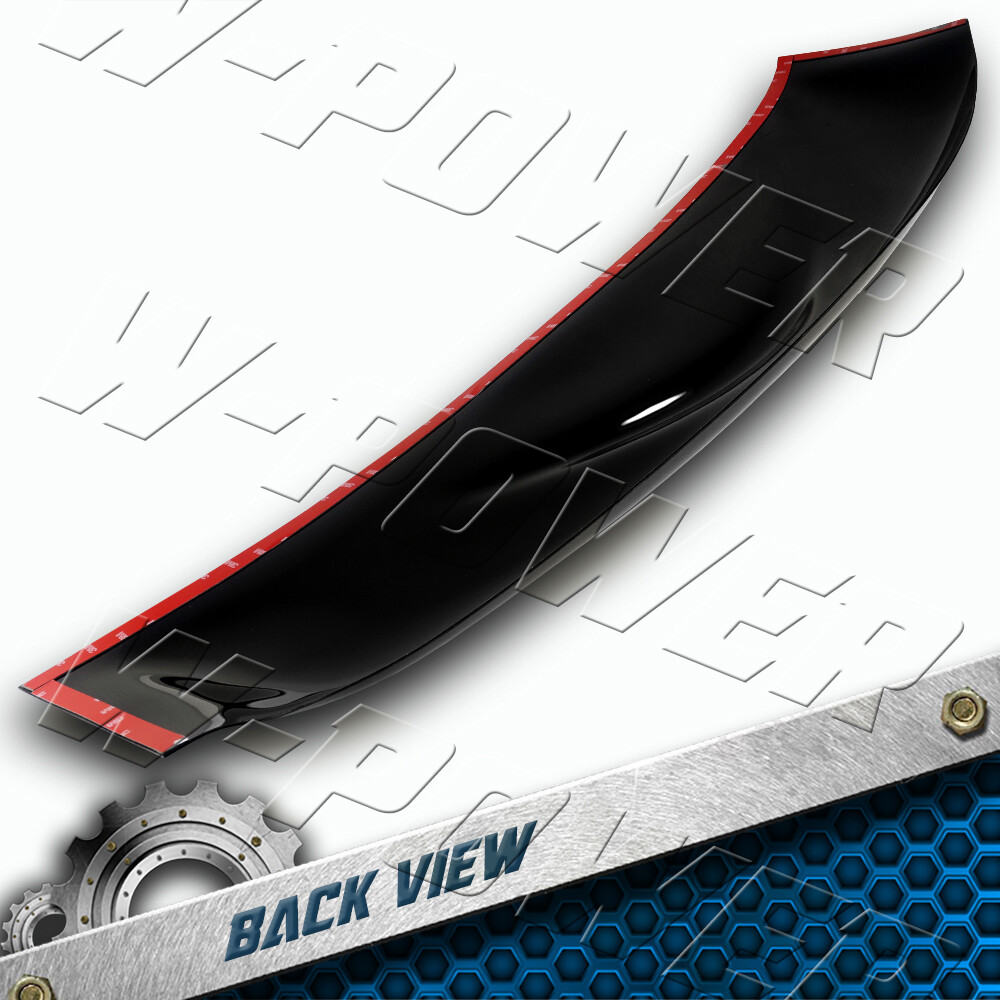 Black ABS For 2001-2005 Honda Civic 4DR Roof Window Deflect Spoiler Visor