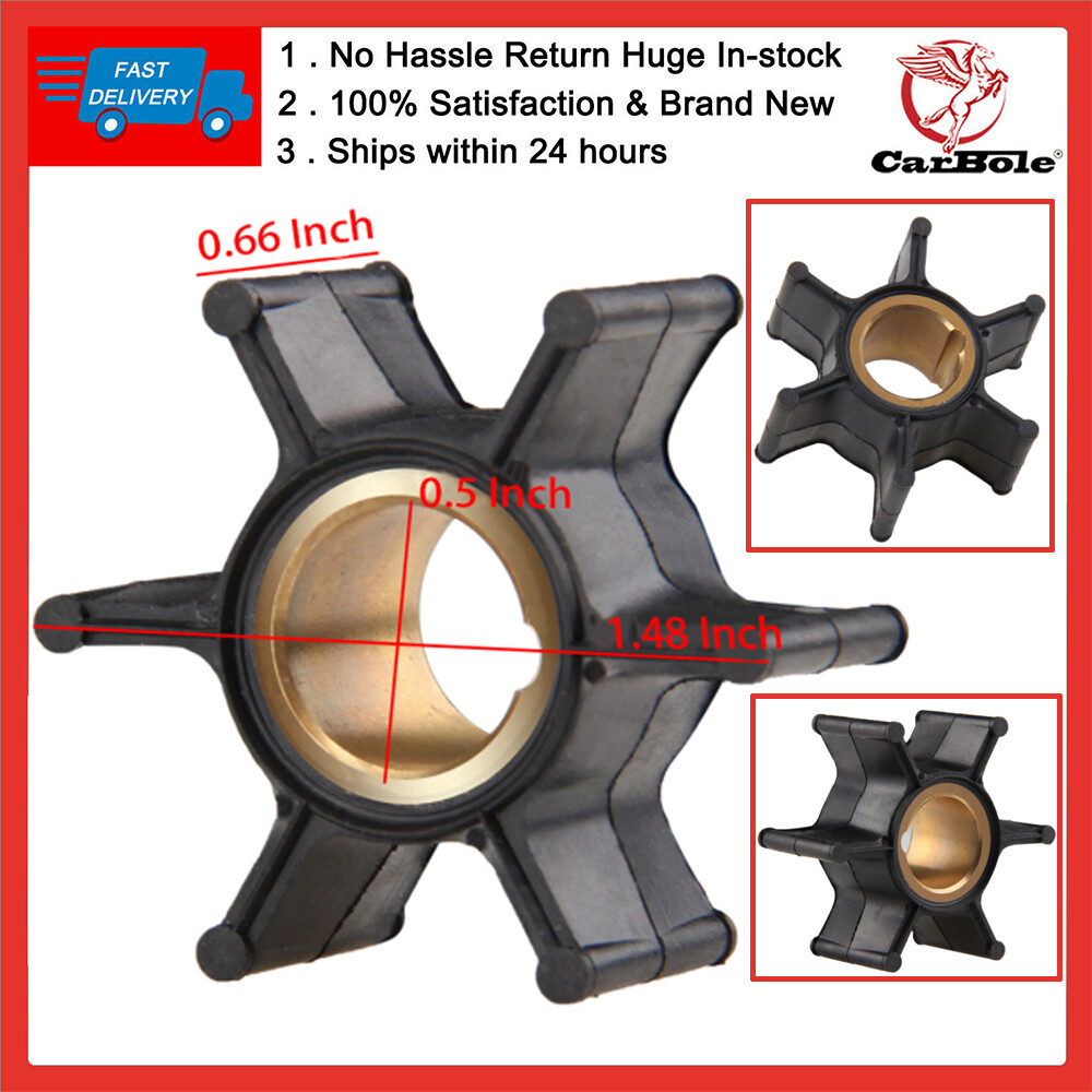 New Metal Plastic Design Water Pump Impeller US for Marine Car 18-3050 386084