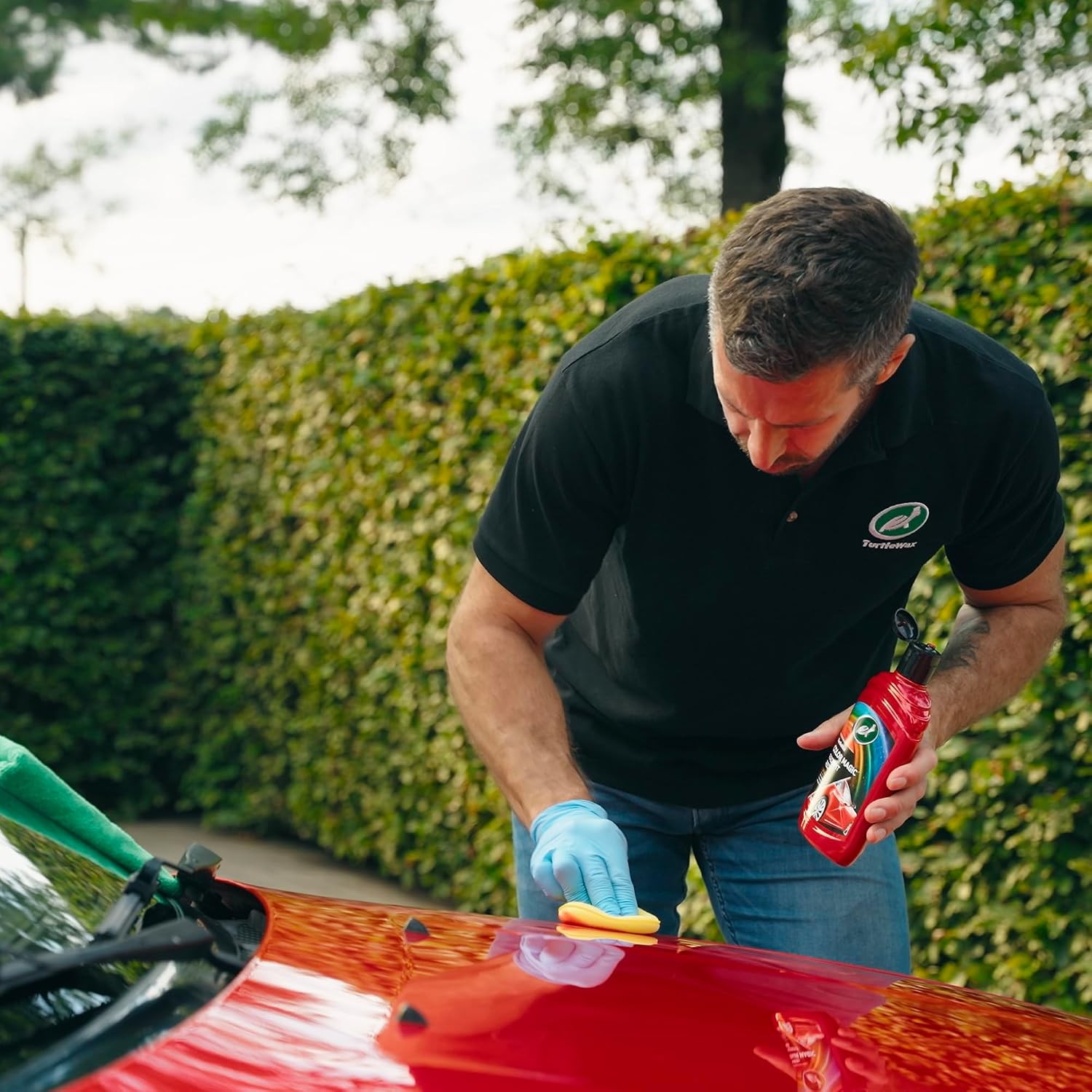 Turtle Wax Color Magic Radiant RED Car Wax Polish Cleans Shines Restores 500mL