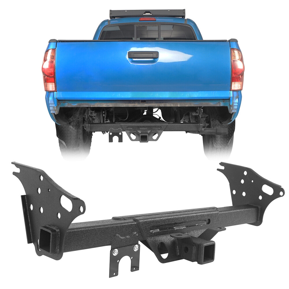 Class 3 Trailer Hitch Receiver Rear Bumper Tow 2″ Fit 2005-2015 Tacoma 2nd Gen
