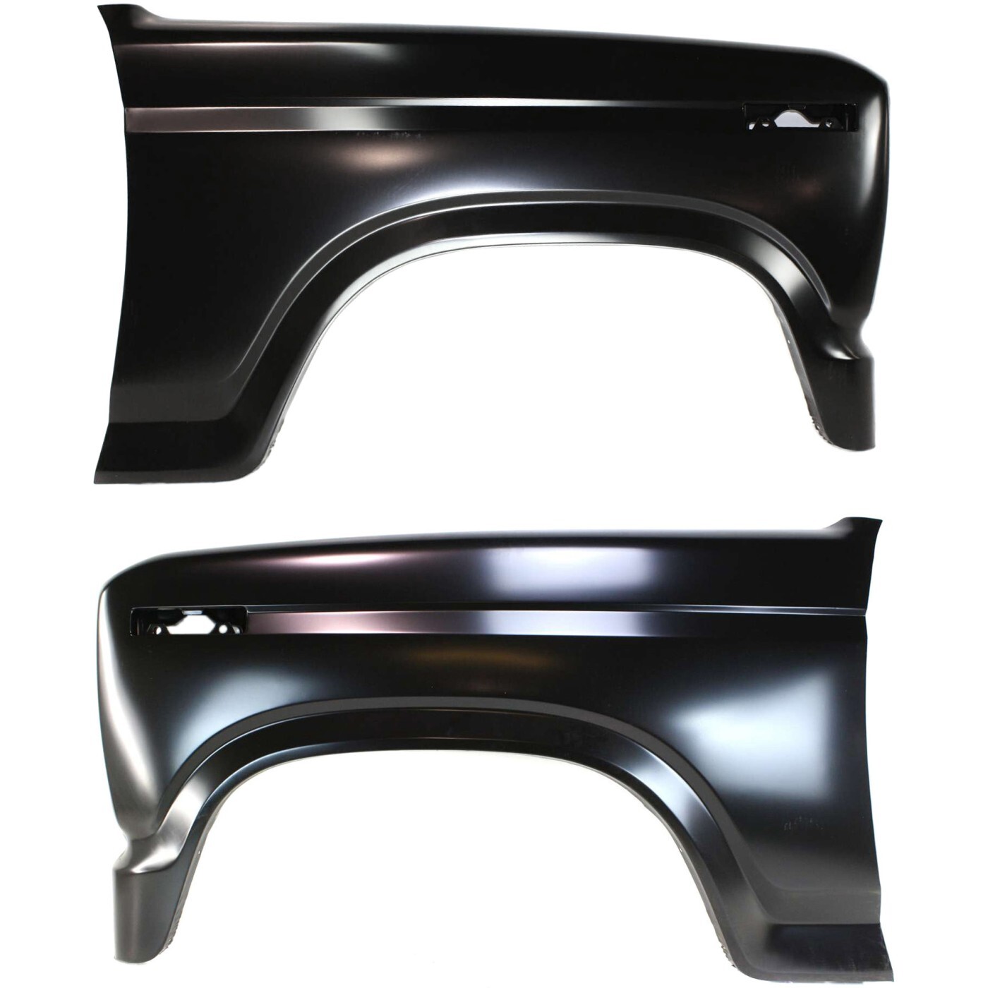 Front Fender Set For 1980-1986 Ford F-150 F-250 F-350 Bronco Primed Steel