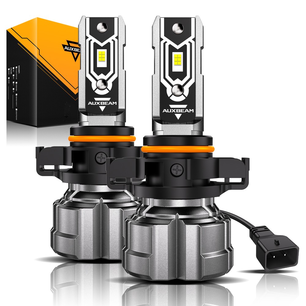 AUXBEAM 9012 LED Headlight Hi/Lo Beam H11/2504/5202/9145 Fog Light White 6500K