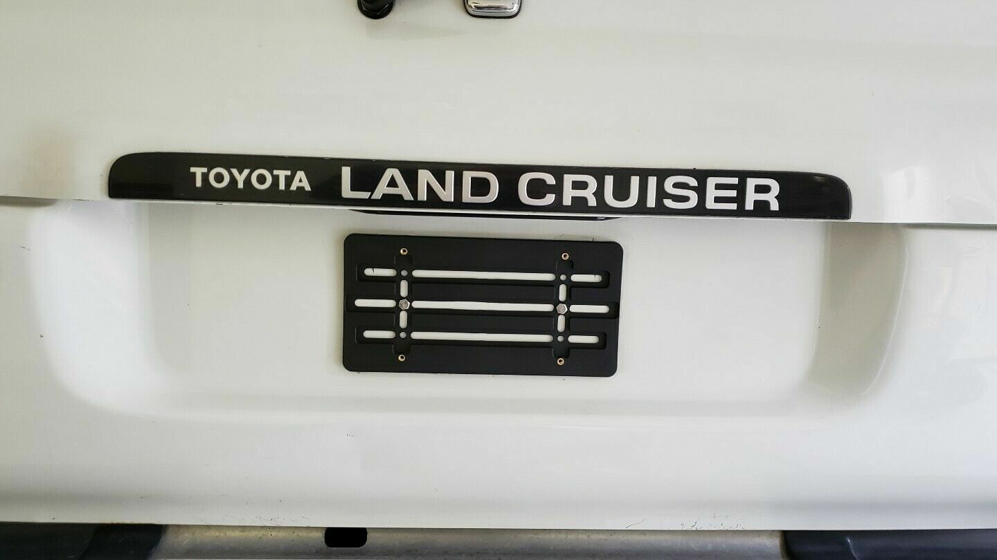 Rear License Plate Tag Holder Mount Bumper Kit Bracket for TOYOTA LAND CRUISER
