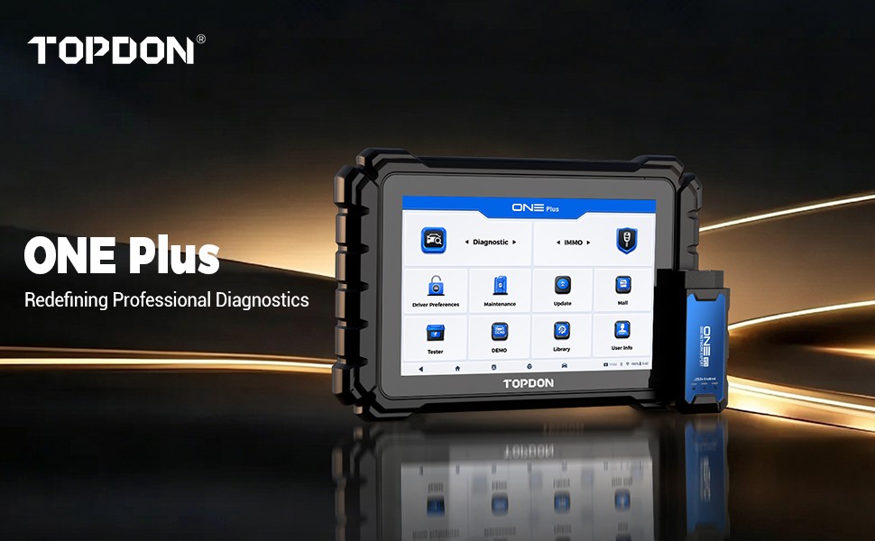 🔥2026 NEW TOPDON ONE Plus 2-Year Free Update OBD2 Scanner ECU Programmer Tool