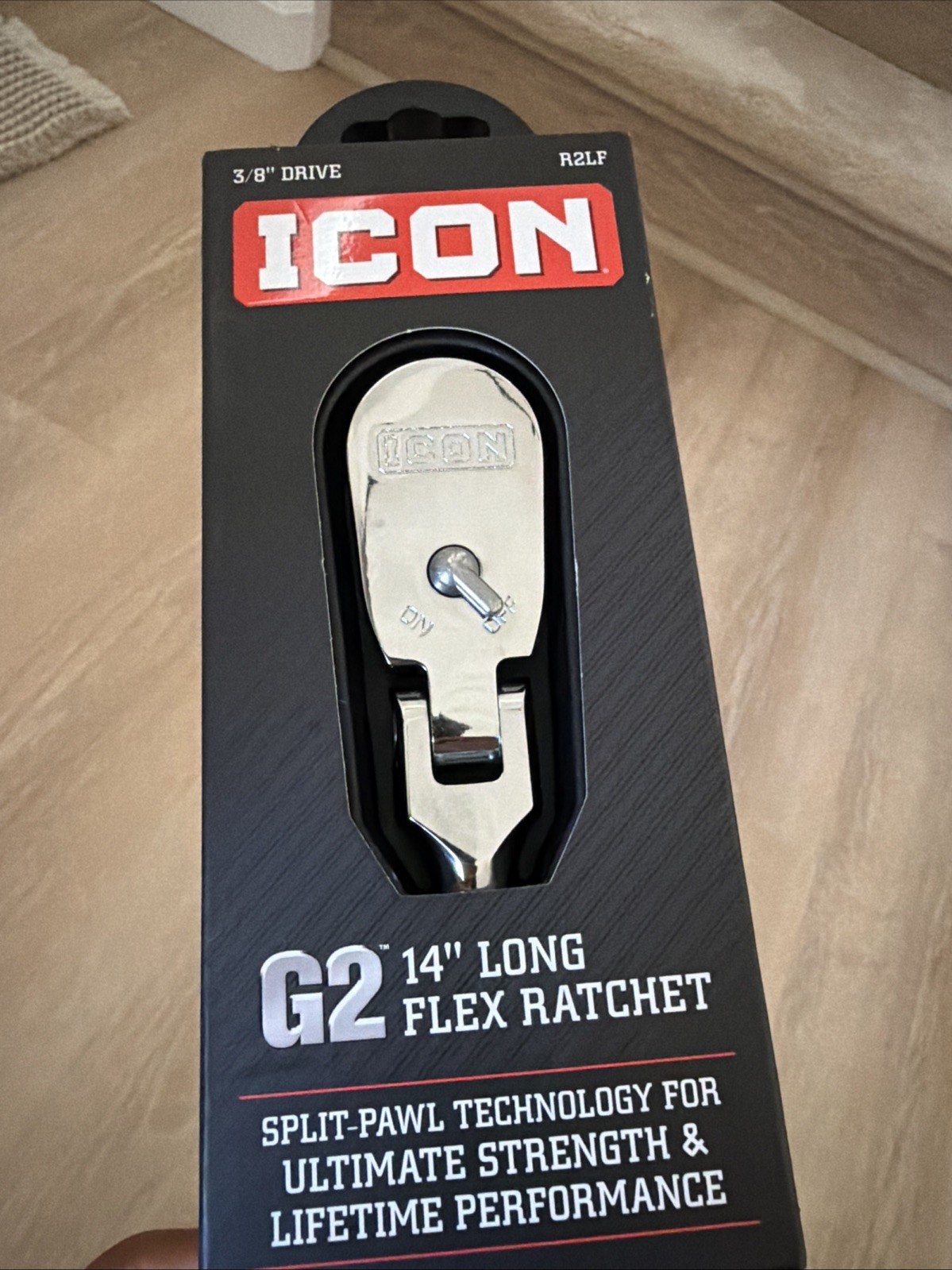 ICON G2 3/8 in. Drive, 14 in. Long-Reach Flex Ratchet