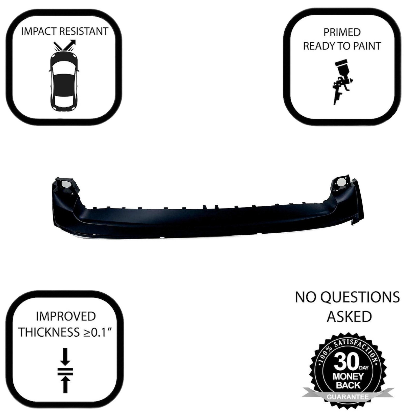 Front Upper Bumper Cover For 2011-2017 Jeep Patriot CH1014103 68091521AA