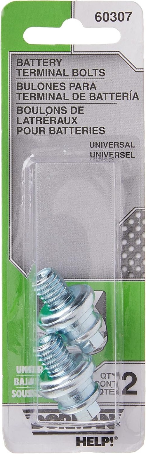 3/8 In.-16 x 3/8 In. Stud Length, 1-1/8 In. Long Side Terminal Bolts, 2 Pack …