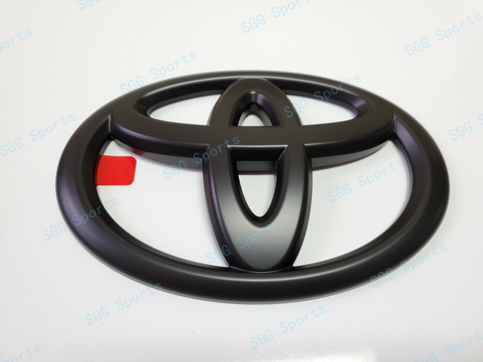 1PC Matte Black Toyota Logo OVERLAY emblem for Sienna Highlander Land Cruiser