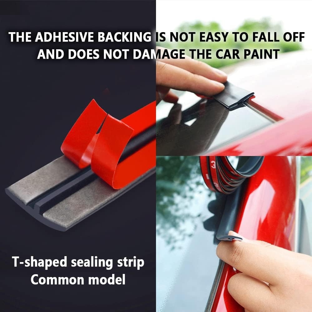 Self-Adhesive 23Ft T-Shape Car Seal – Easy Installation for Cars, SUVs, Trucks