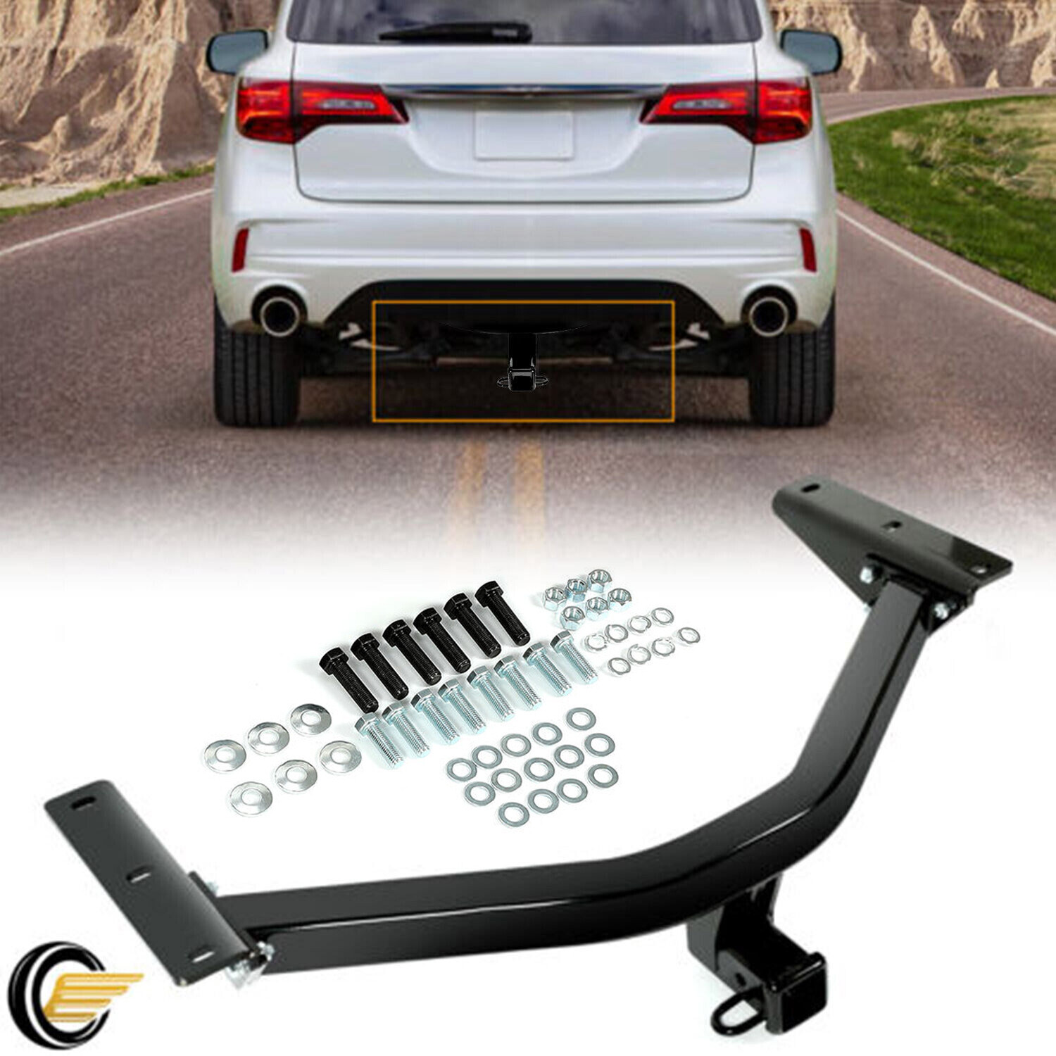 Class 3 Trailer Hitch 2″ Tow Receiver For 2014-2020 MDX/2016+ Honda Pilot