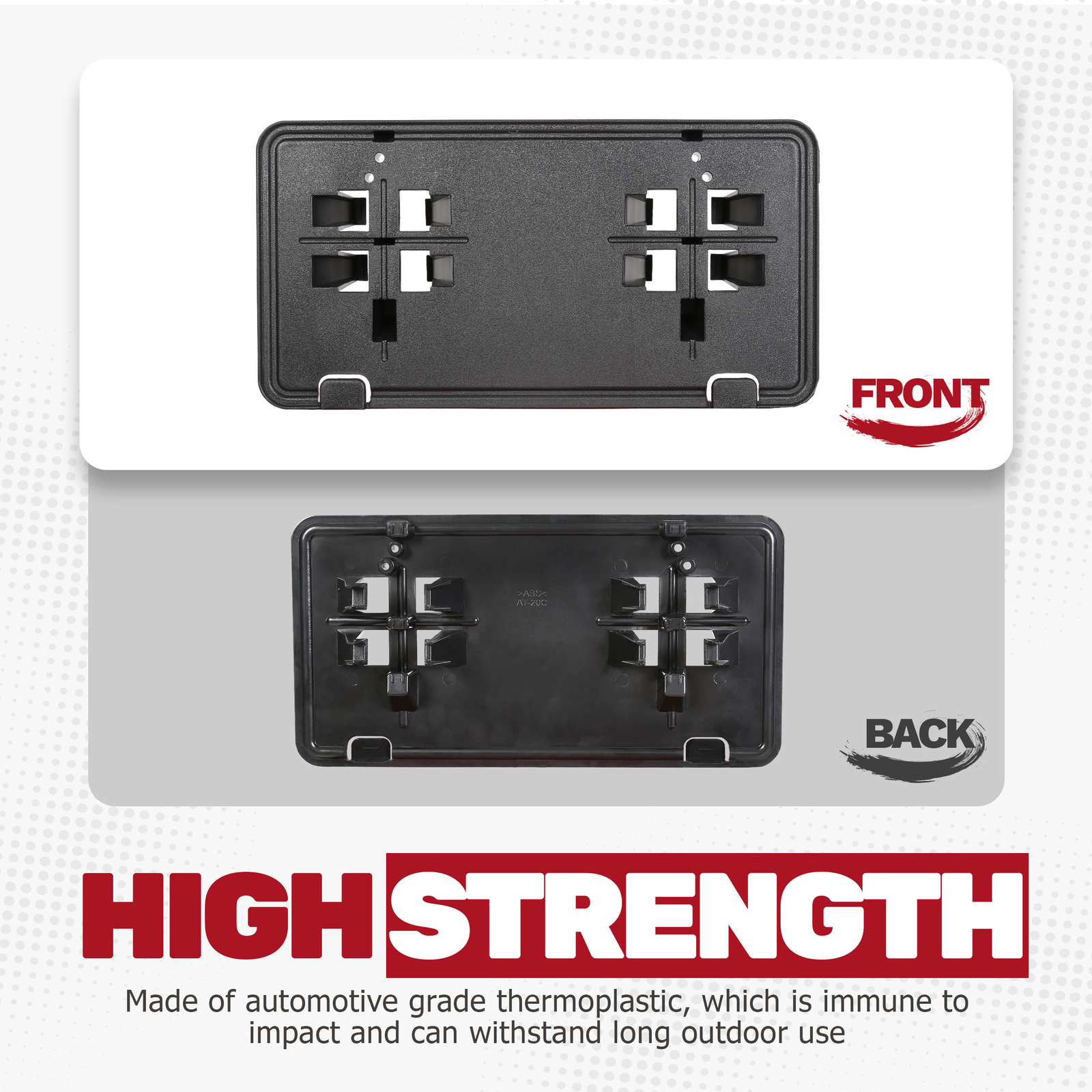 Front License Plate Bracket Mount Holder For 2015-17 FL3Z17A385B Ford F-150 F150
