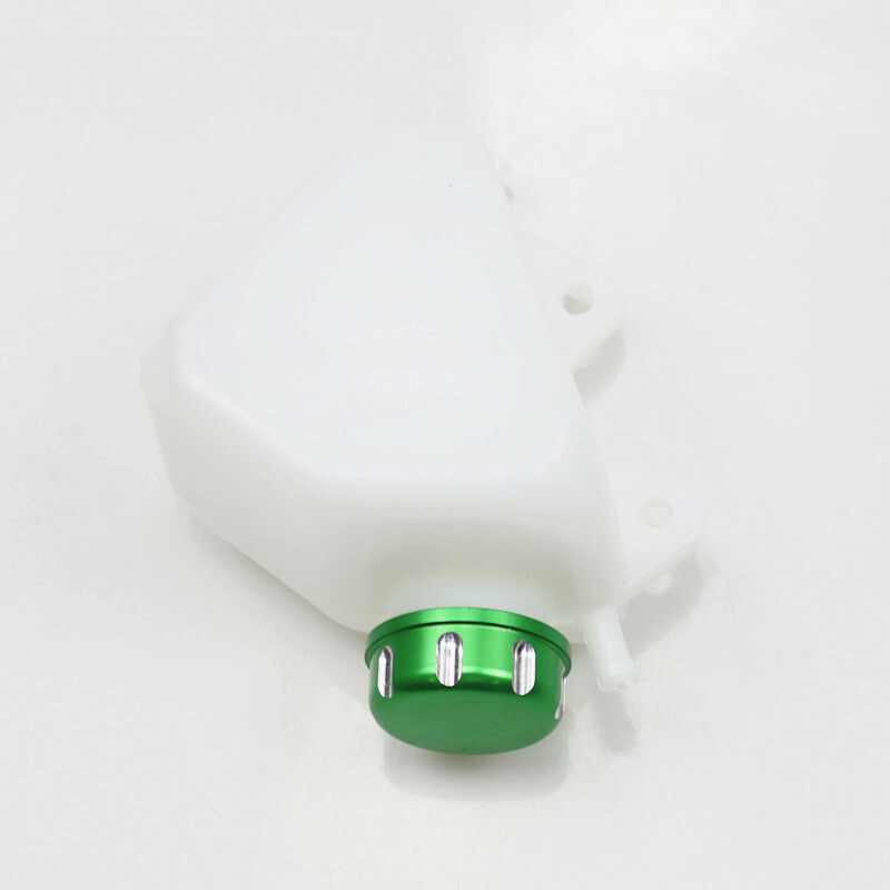 ABS Plastic Overflow Bottle Coolant Reservoir Tank For Kawasaki KLX250 1994-2007