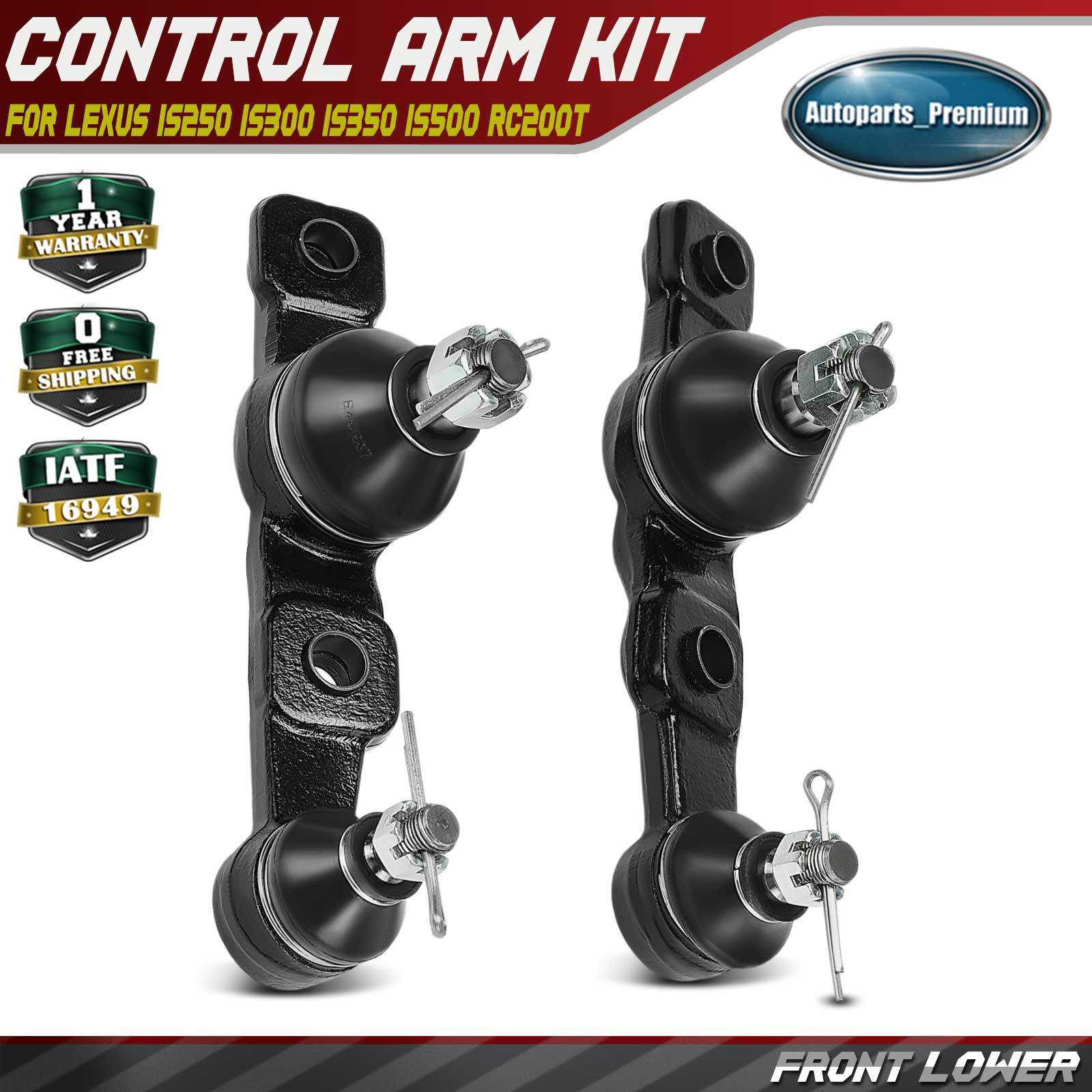 2Pcs Front Lower Suspension Ball Joint for Lexus IS250 IS300 IS350 IS500 RC200t