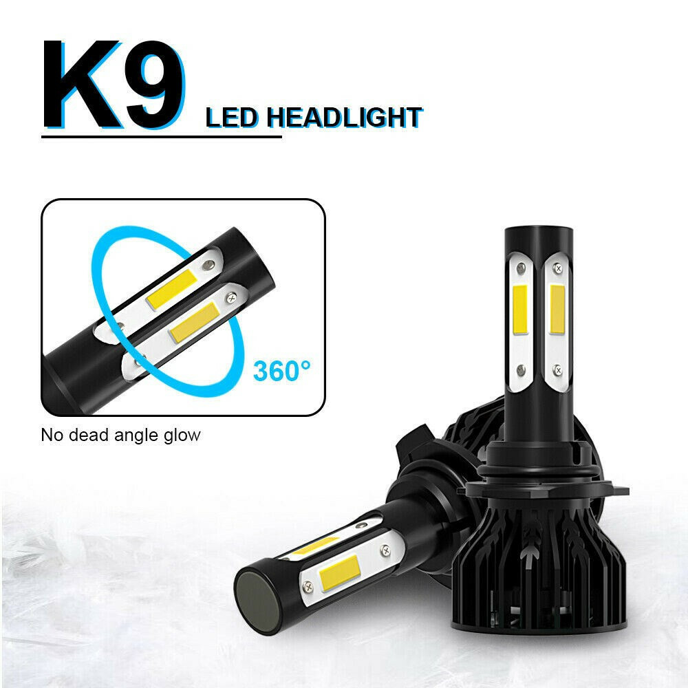 AUIMSOCO H11 LED Headlight Kit 6K Low Beam Bulbs Super White 30Days Free Return