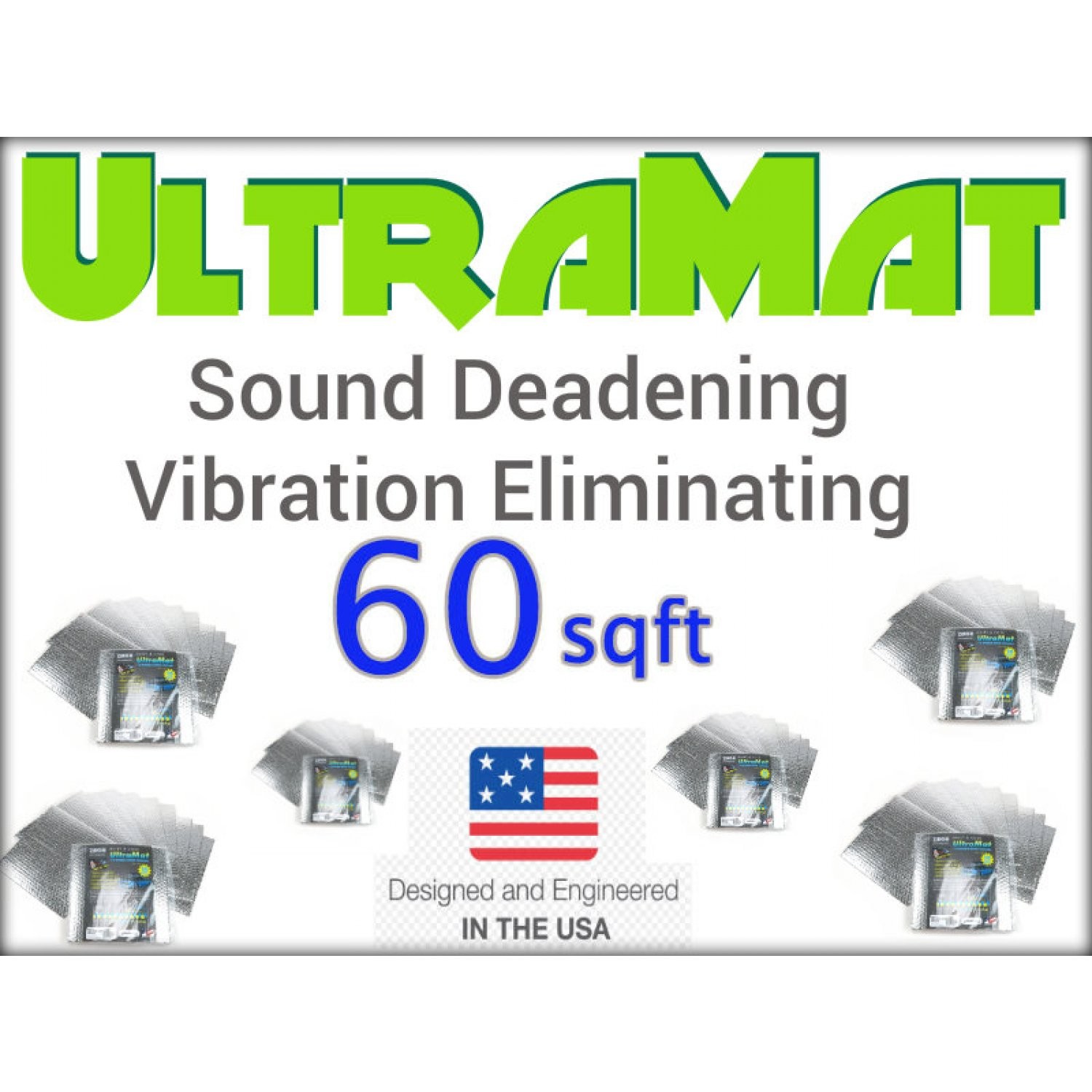 1933 MO Fits – 60 SqFt UltraMat Heat & Sound Barrier 60 12 x 12 Tiles xl